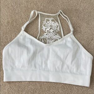 Elegant White Lace Bralette
